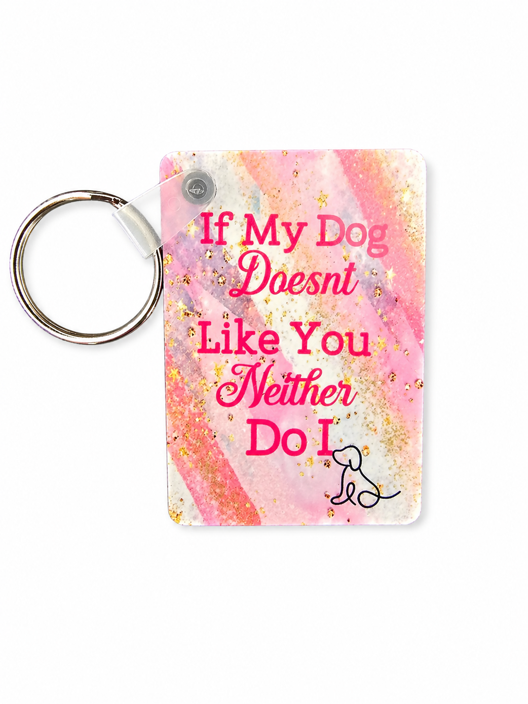 If My Dog Doesn't Like You (Keychain)