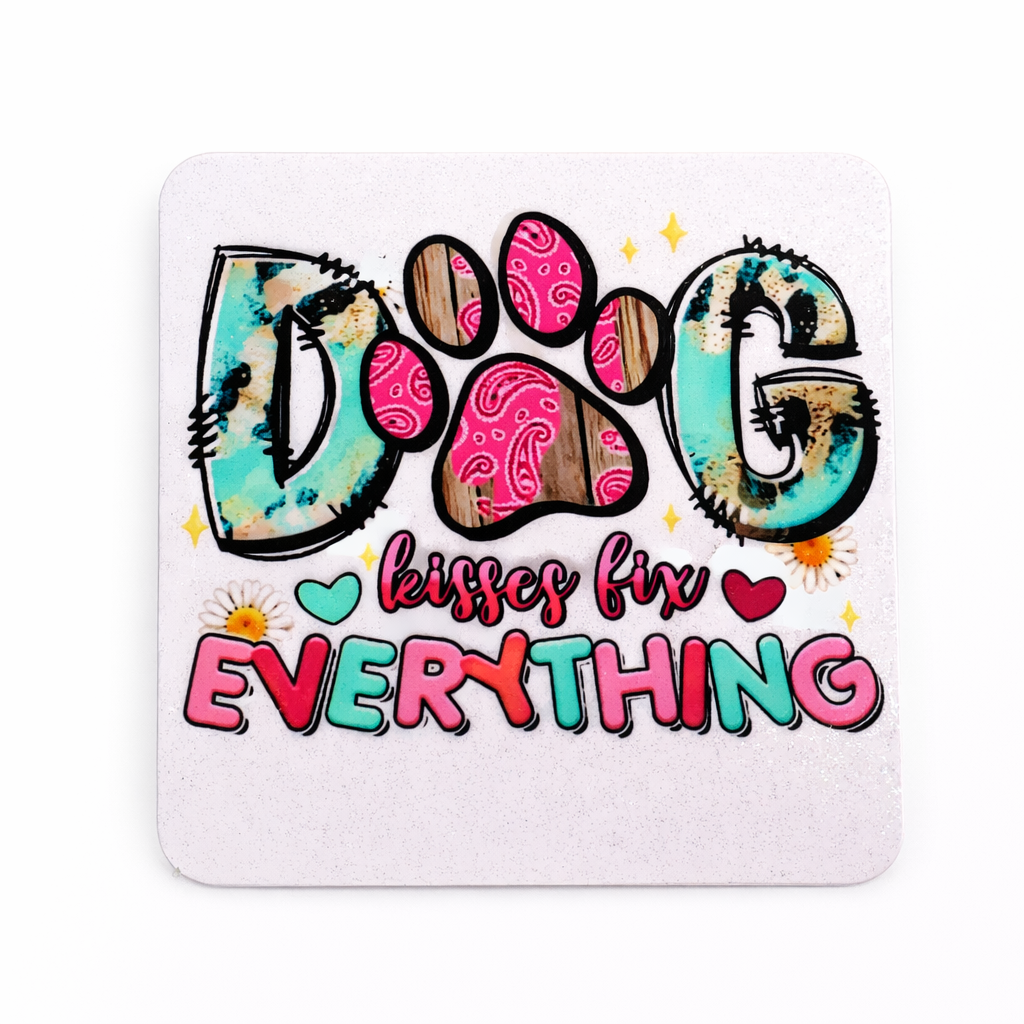 Dog Kisses Fix Everything (Magnet)