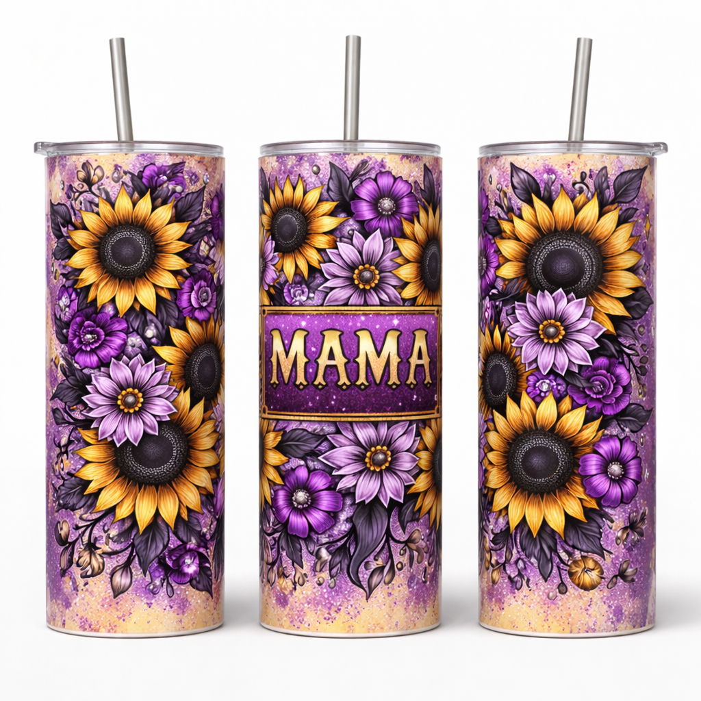Golden Bloom Mama 20oz Tumbler