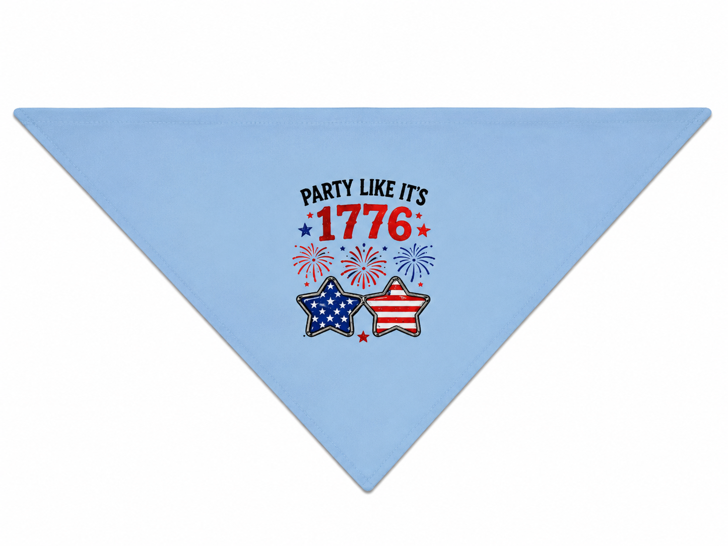 Party Like It's 1776 Patriotic Pet Bandana