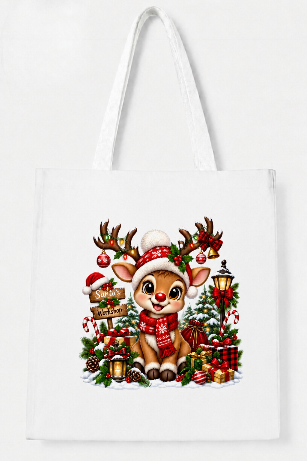 Santa’s Sweetest Helper (Tote Bag)