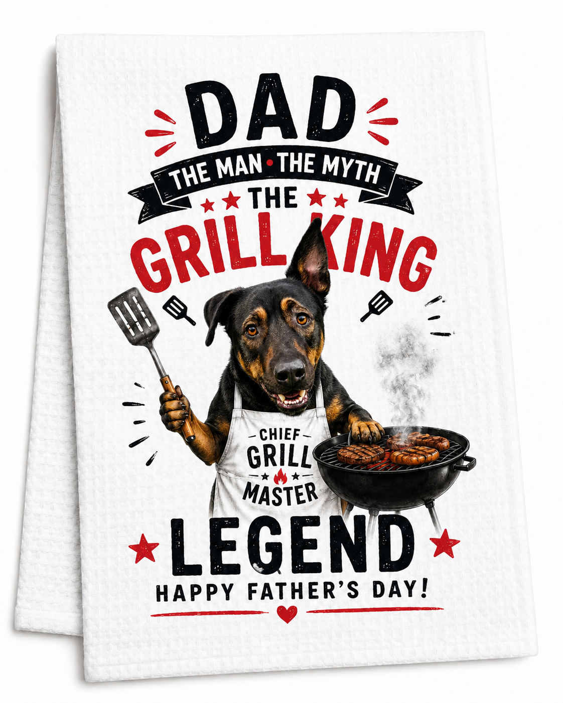 Custom Fathers Day Dishtowel