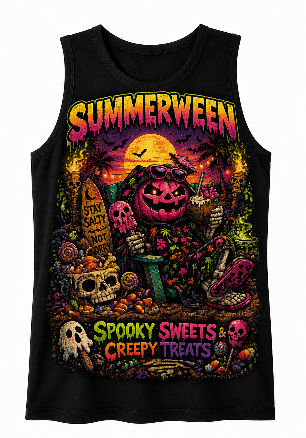 Spooky Sweets & Creepy Treats Summerween Tank