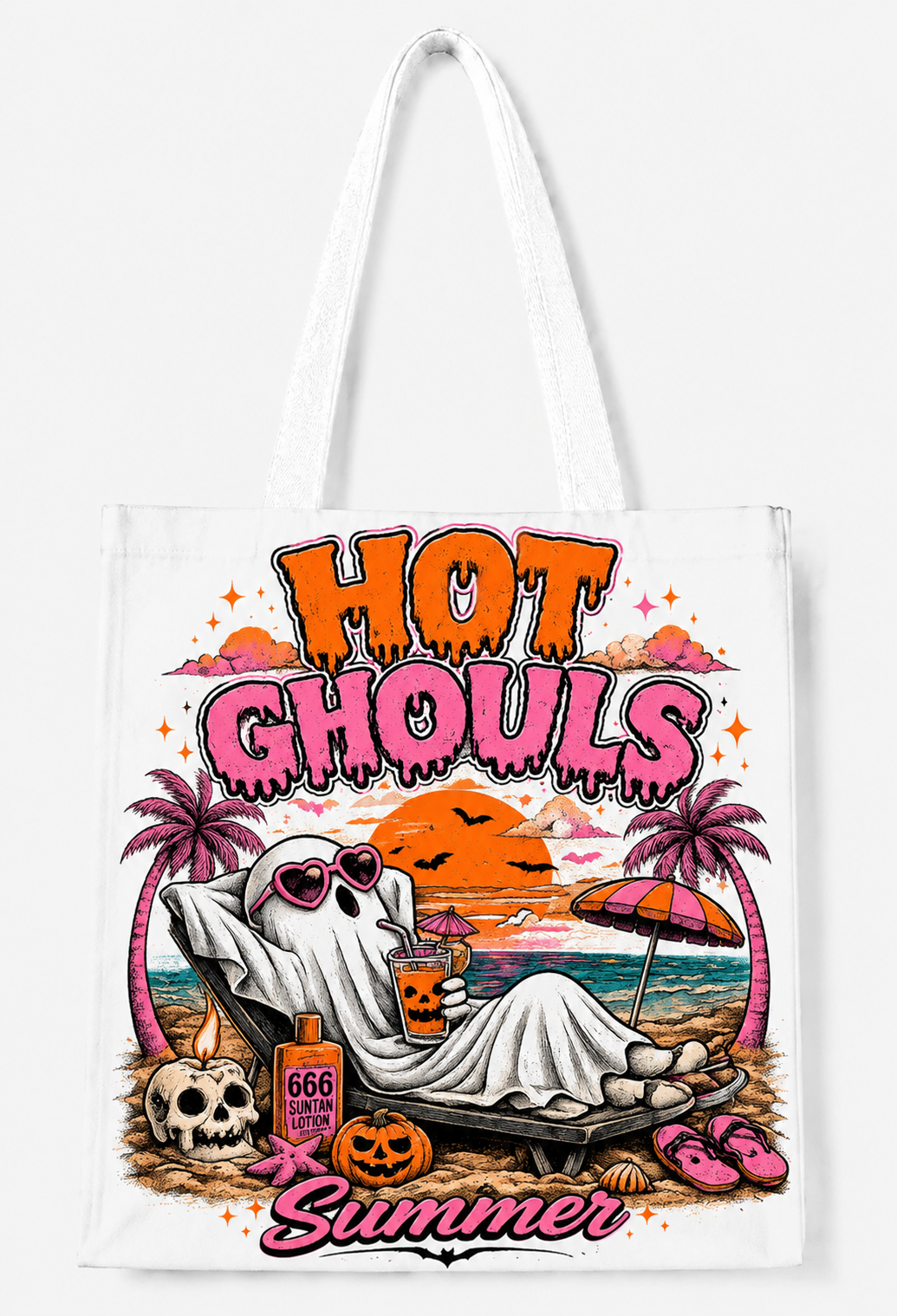 Hot Ghouls Summer (Tote Bag)