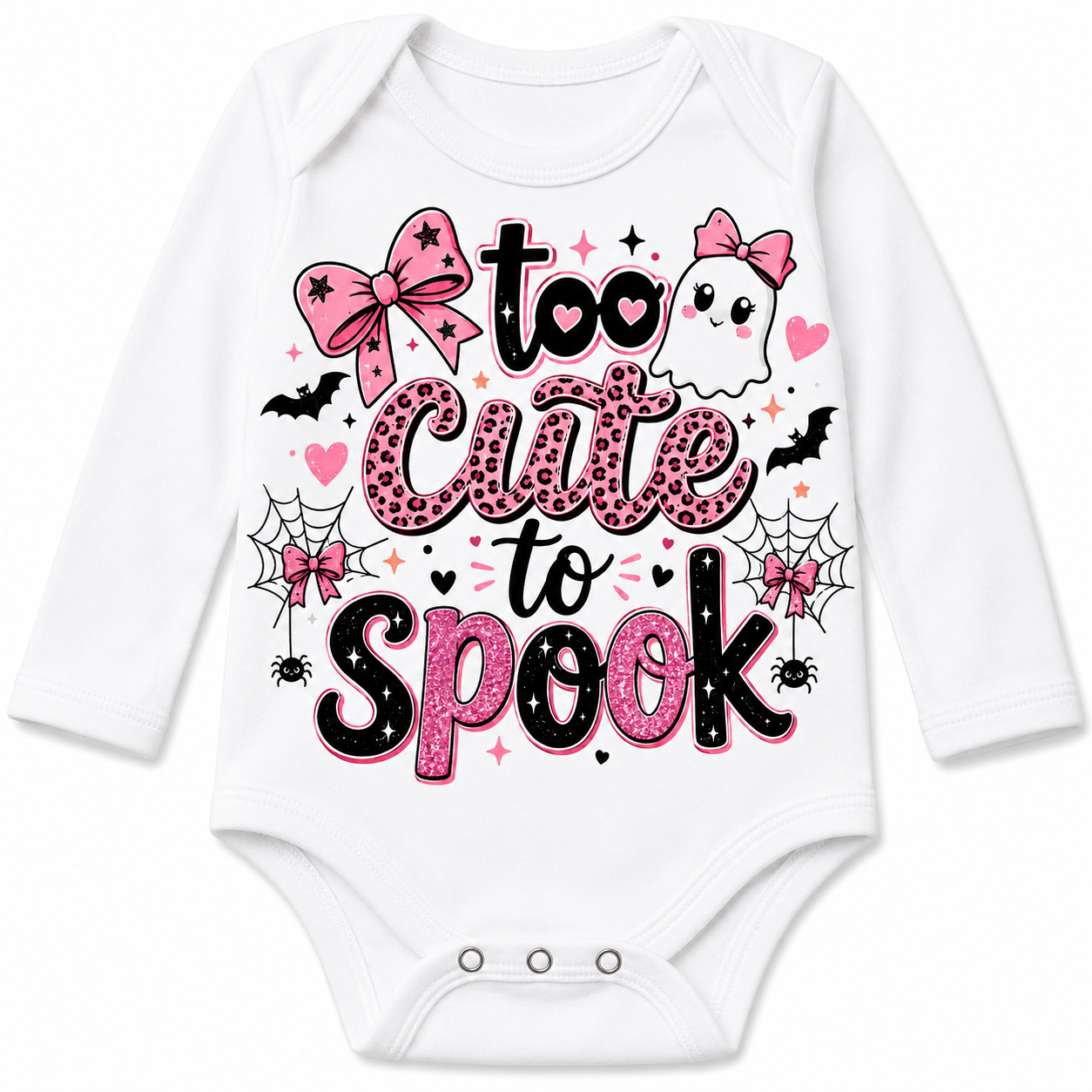 Too Cute To Spook 1 (Long Sleeve Onesie)