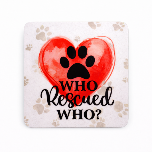 Who Rescued Who? (Magnet)