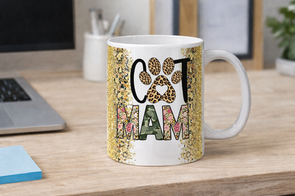 Cat Mama 15oz Ceramic Mug