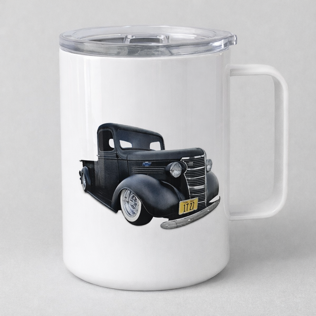 Custom mug w/lid - 15oz