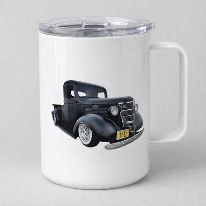 Custom mug w/lid - 15oz