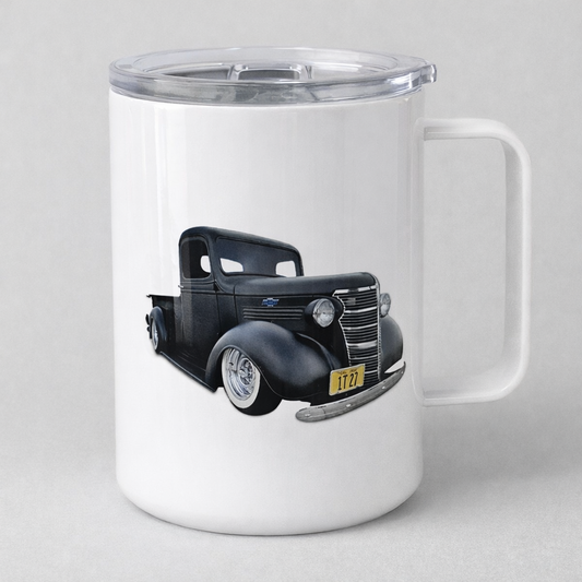 Custom mug w/lid - 15oz