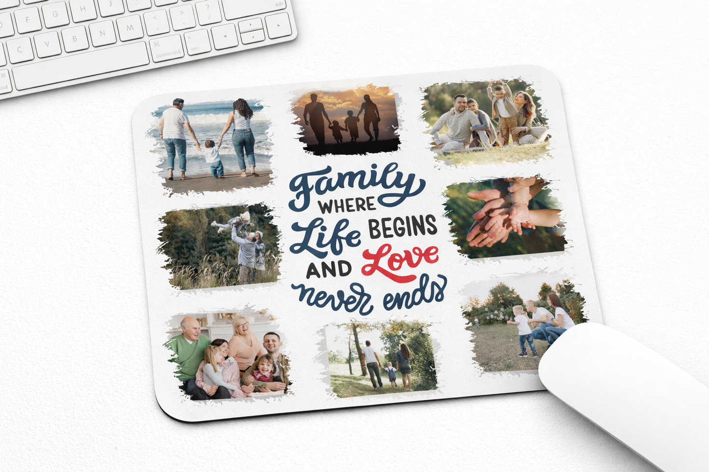 Our Story, Our Family Desk Pad (Customizable)