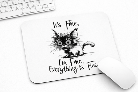 Everything Is Fine Mouse Pad