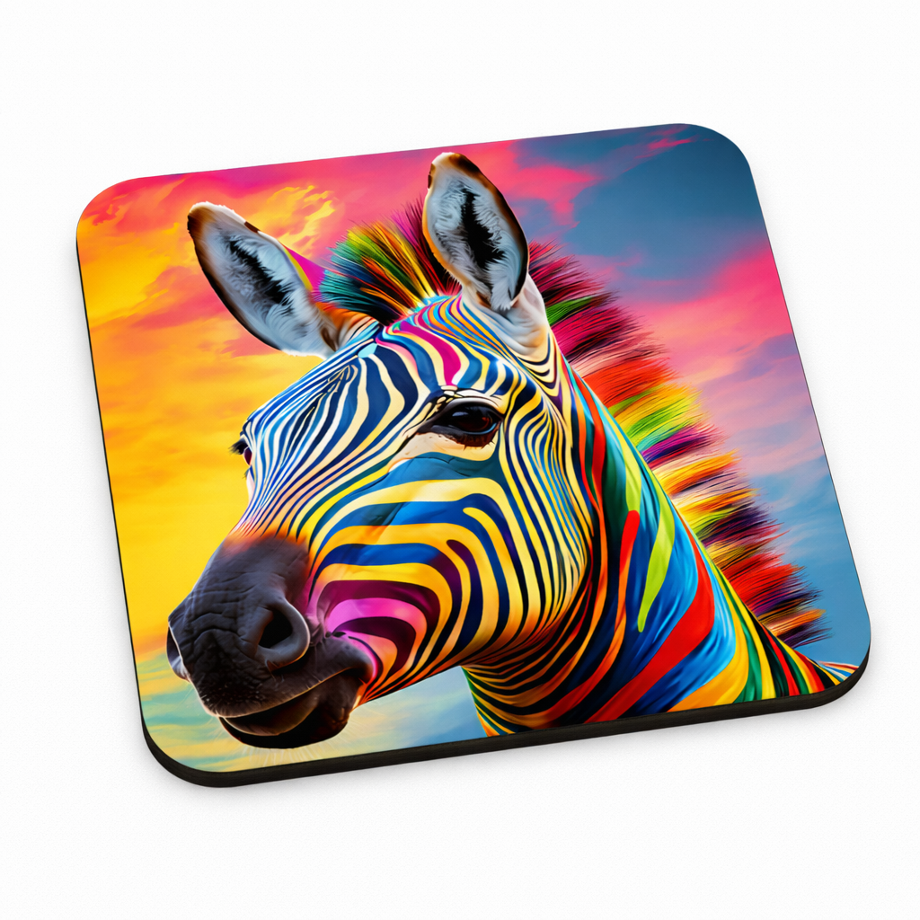 Safari Pop Art Coaster Set