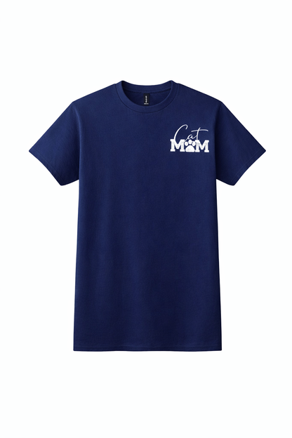 Cat Mom- Front and Back (Graphic Tee)
