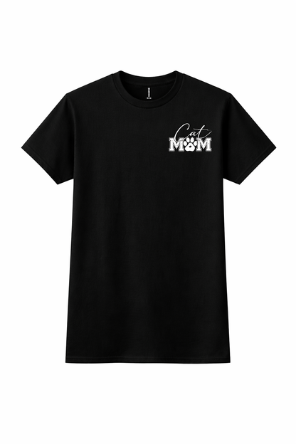 Cat Mom- Front and Back (Graphic Tee)