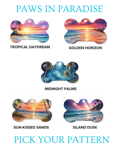 Paws In Paradise (ID Tags)