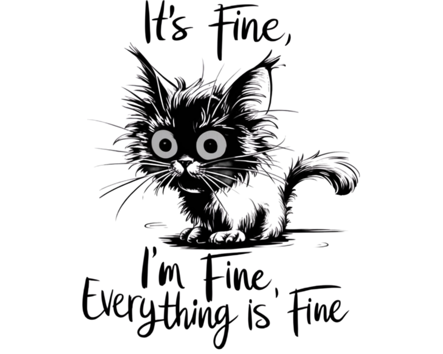 Everything Is Fine Mouse Pad