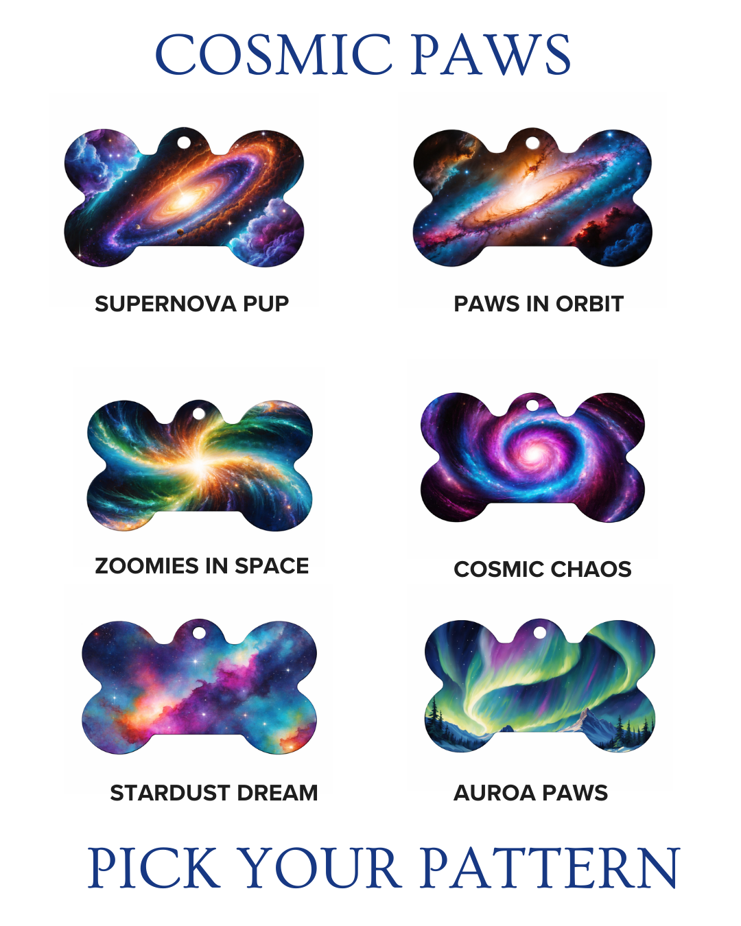 Cosmic Paws (ID Tags)