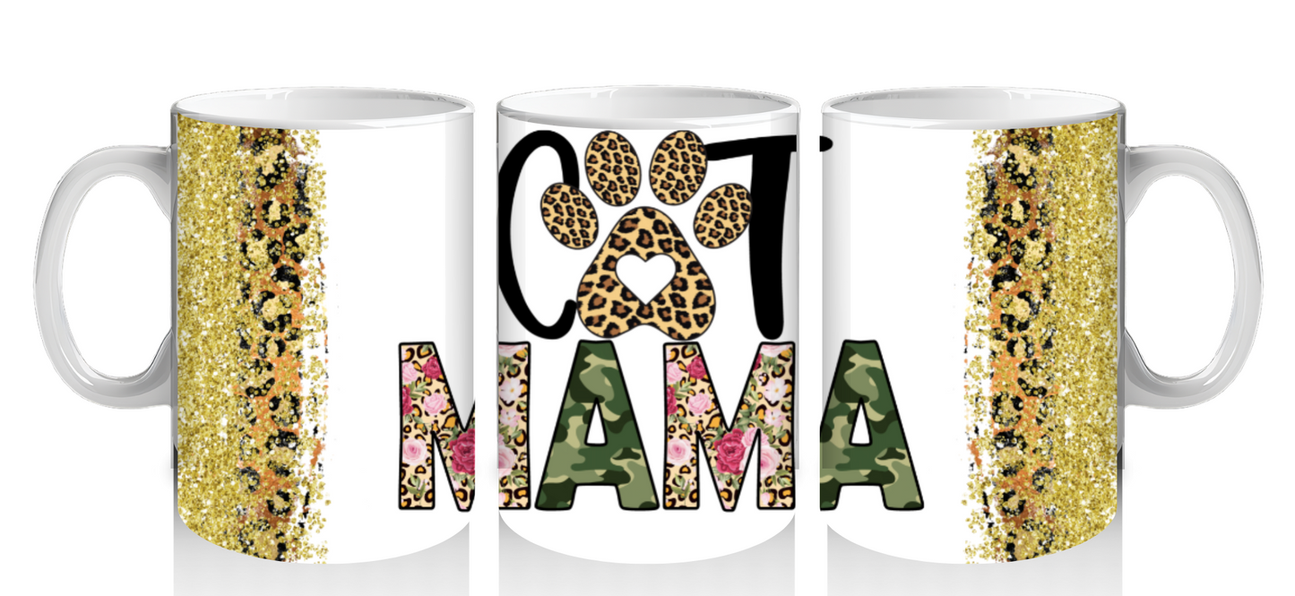 Cat Mama 15oz Ceramic Mug