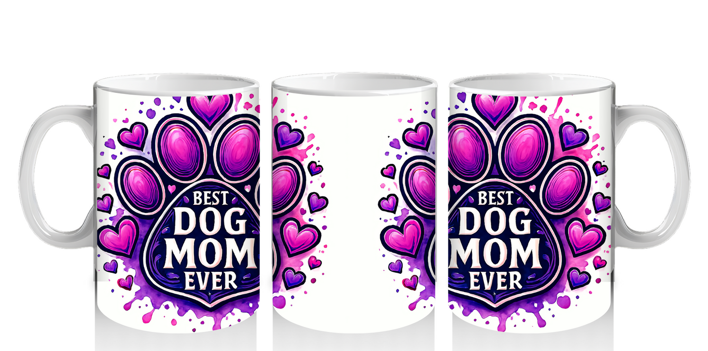 Dog Mom 15oz Ceramic Mug