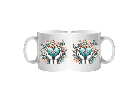 Healing Hands Nurse 15oz Ceramic Mug