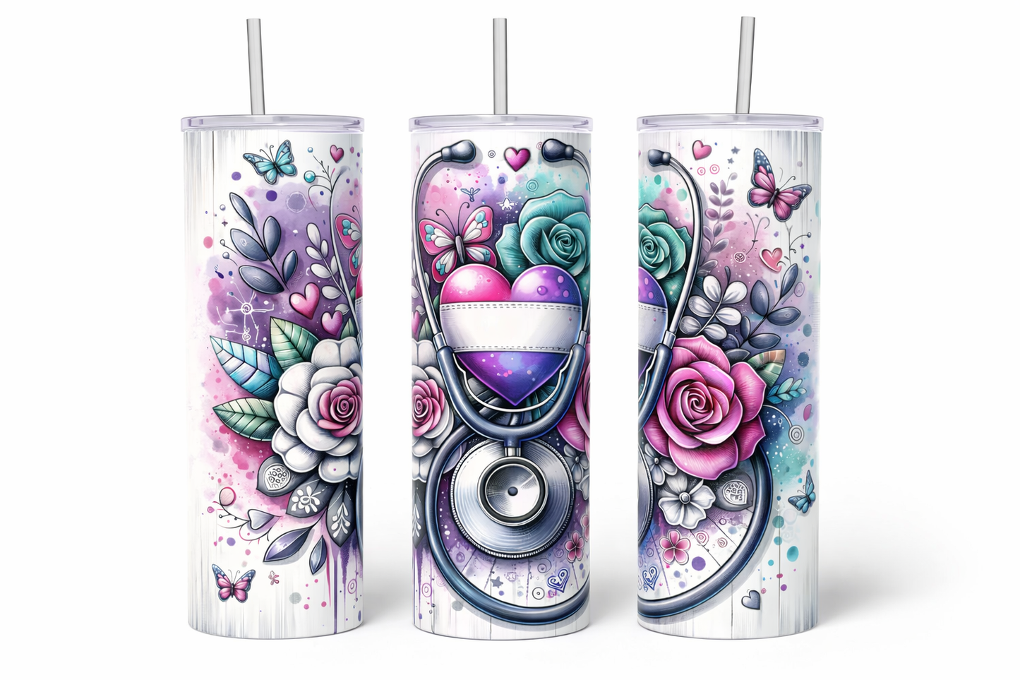 Heartbeat of Care (Personalized W/ name&nbsp; (20oz Tumbler)