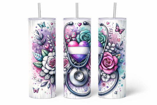 Heartbeat of Care (Personalized W/ name&nbsp; (20oz Tumbler)