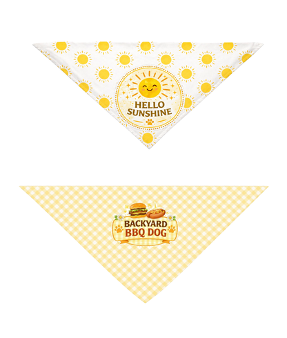 Hello Sunshine/Backyard BBq Dog (Reversible)