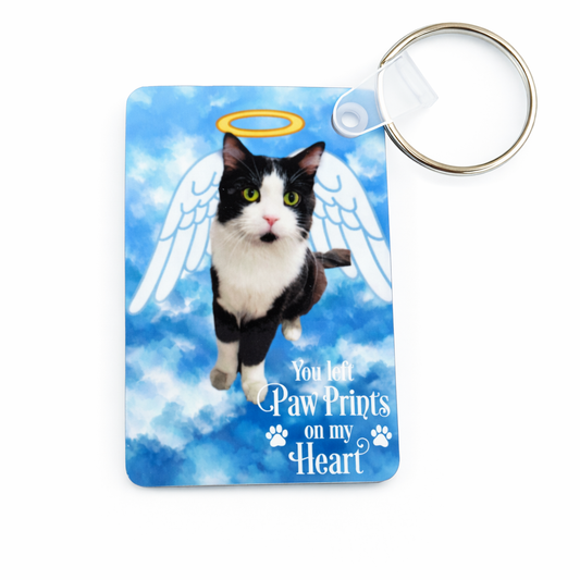 Angel Paw Memorial for Cat/Dog (Keychain)