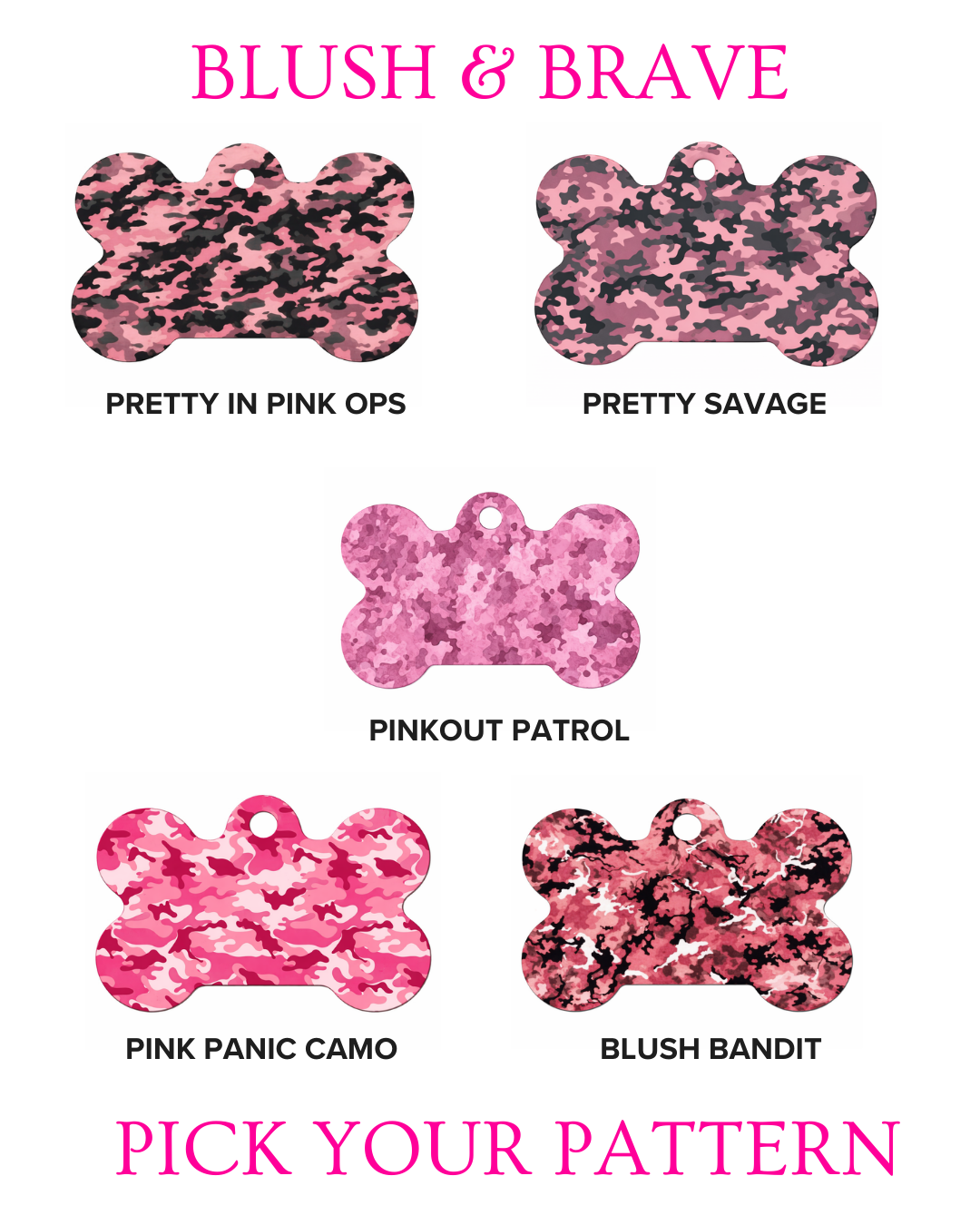 Blush & Brave (ID Tags)