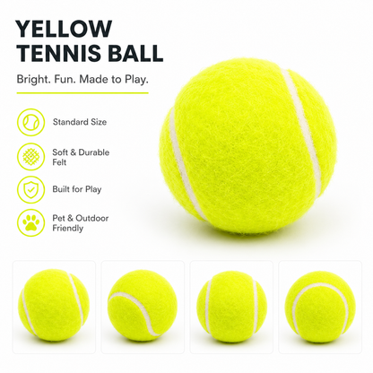 Custom Pet Tennis Balls (No Squeaker)