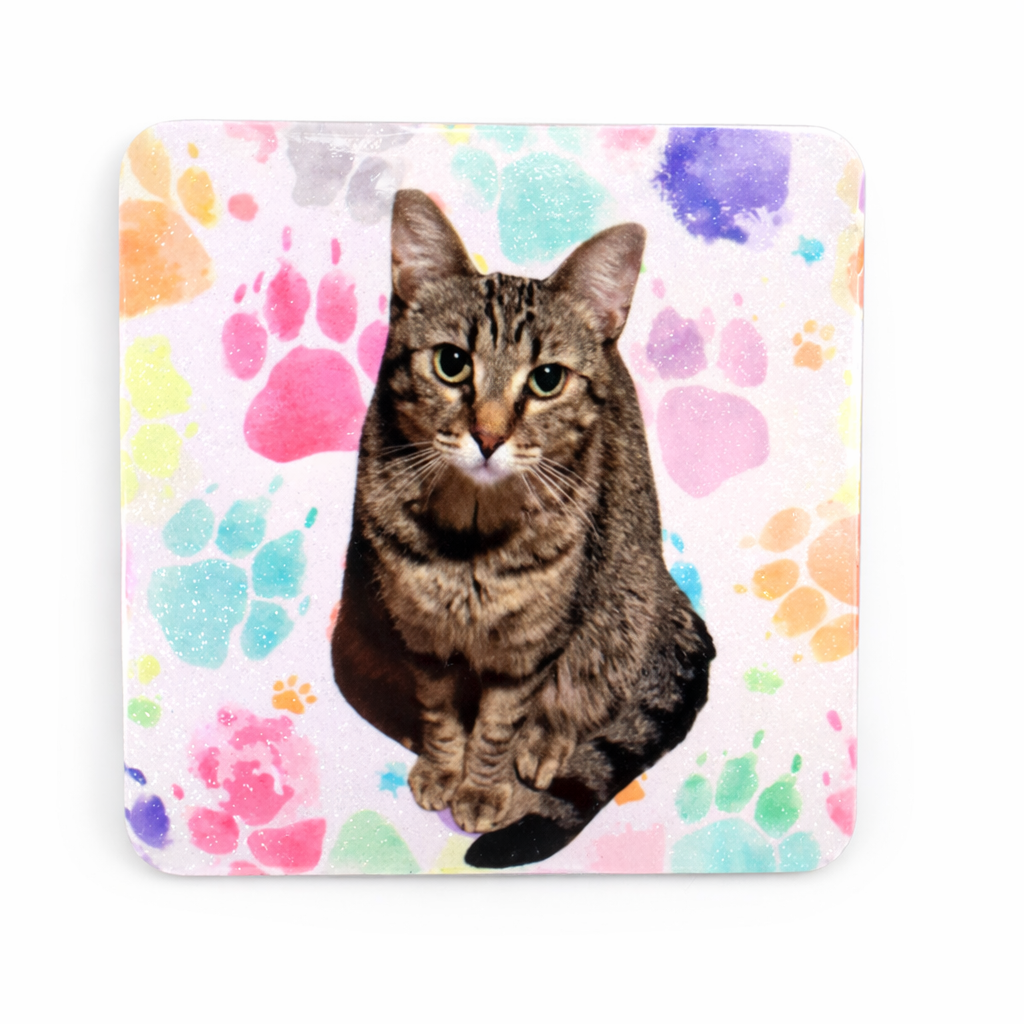 Custom Photo Magnet with Personalized Background