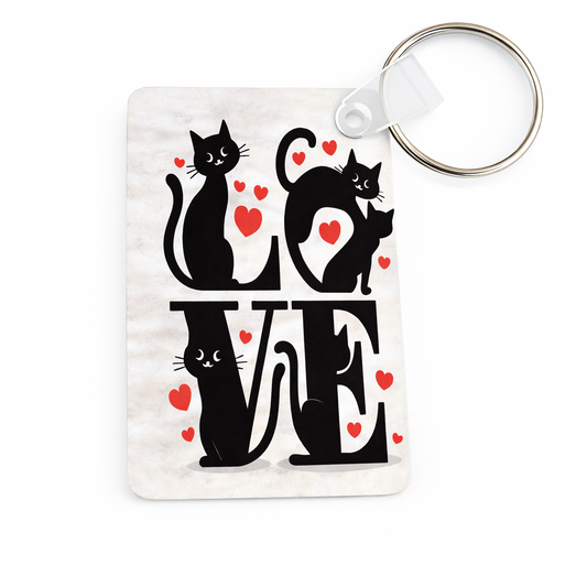 Love Cats (Keychain)