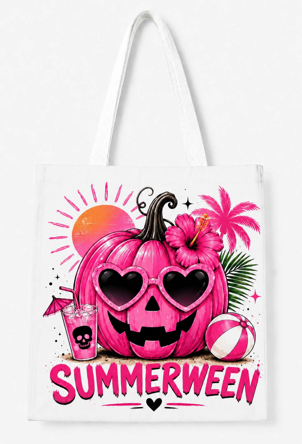 Pink Paradise Summerween (Tote Bag)