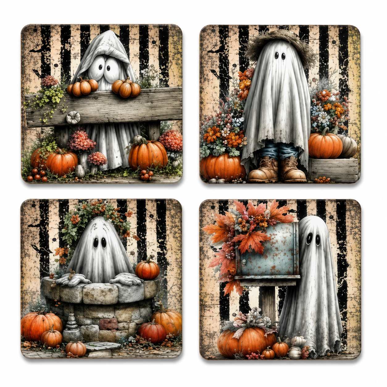 Little Haunts Coaster Set