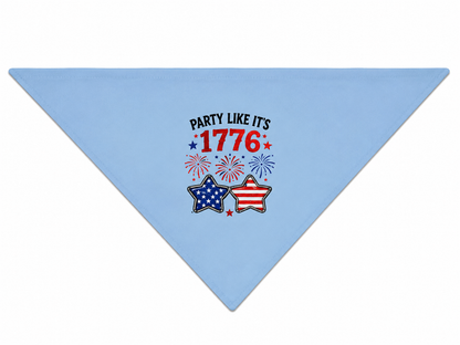 Party Like It's 1776 Patriotic Pet Bandana