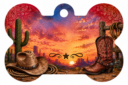 Boot Scoot'n Pup (ID Tag)