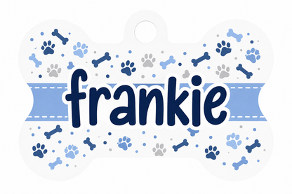 Blue Paw Parade (ID Tag)