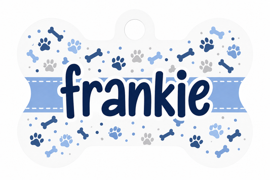 Blue Paw Parade (ID Tag)
