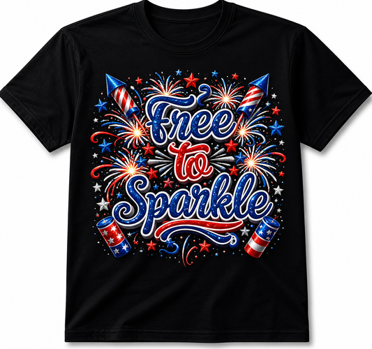 Free To Sparkle - Kids/ Toddler Graphic Tee