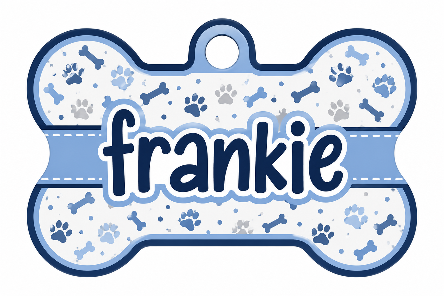 Blue Paw Parade (ID Tag)