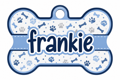 Blue Paw Parade (ID Tag)