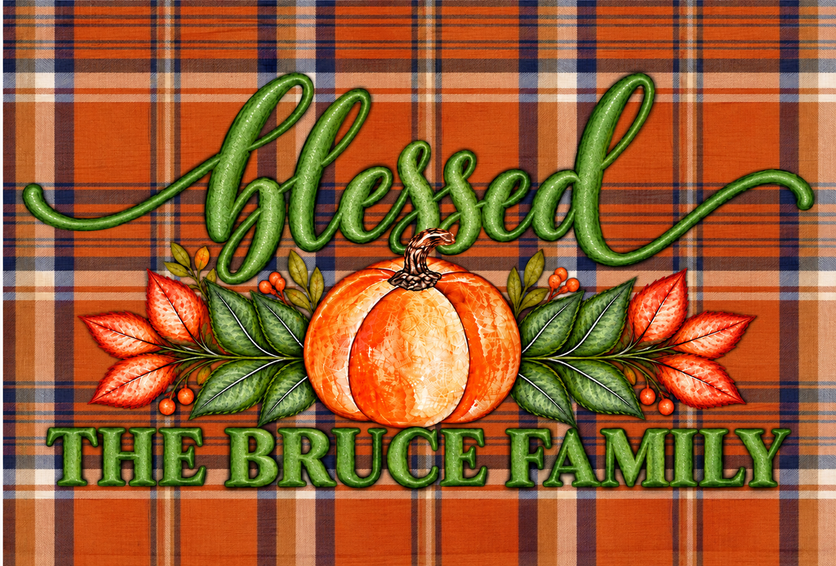 Give Thanks Placemats Customizable