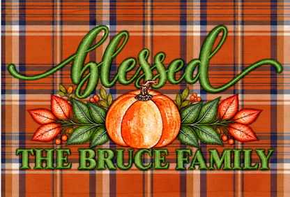 Give Thanks Placemats Customizable
