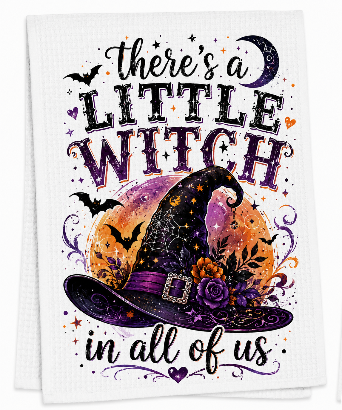 Little Witch In Us All Dishtowel