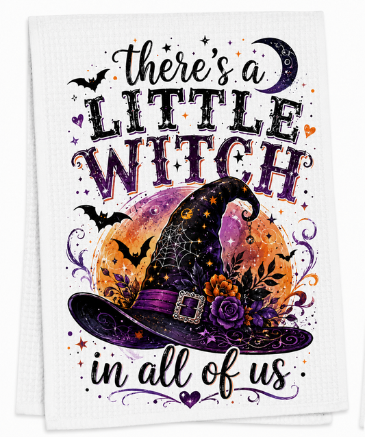 Little Witch In Us All Dishtowel