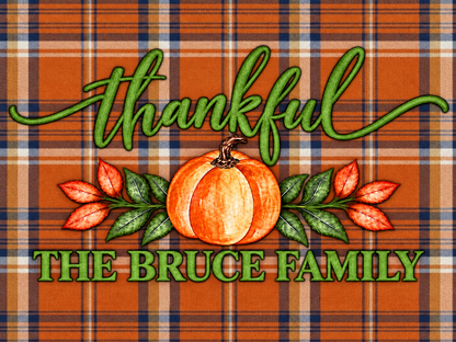 Give Thanks Placemats Customizable