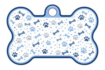 Blue Paw Parade (ID Tag)
