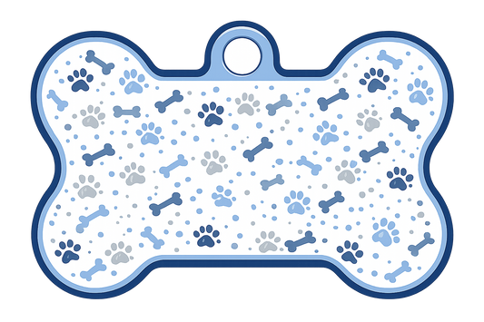 Blue Paw Parade (ID Tag)