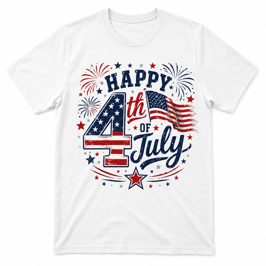 Classic Happy 4th of July